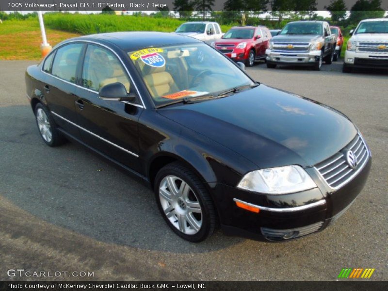 Black / Beige 2005 Volkswagen Passat GLS 1.8T Sedan