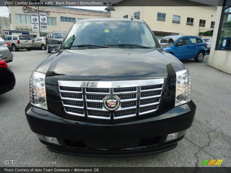 Black Raven / Ebony/Ebony 2007 Cadillac Escalade AWD