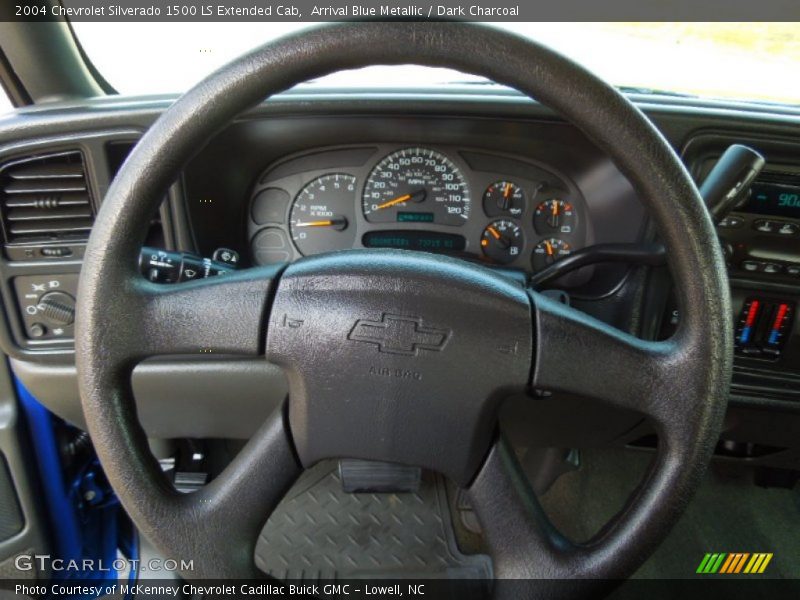 Arrival Blue Metallic / Dark Charcoal 2004 Chevrolet Silverado 1500 LS Extended Cab