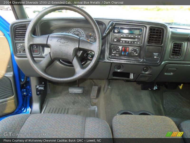 Arrival Blue Metallic / Dark Charcoal 2004 Chevrolet Silverado 1500 LS Extended Cab