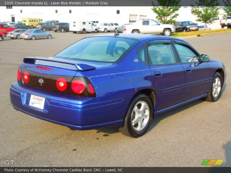 Laser Blue Metallic / Medium Gray 2005 Chevrolet Impala LS