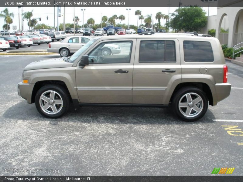 Light Khaki Metallic / Pastel Pebble Beige 2008 Jeep Patriot Limited