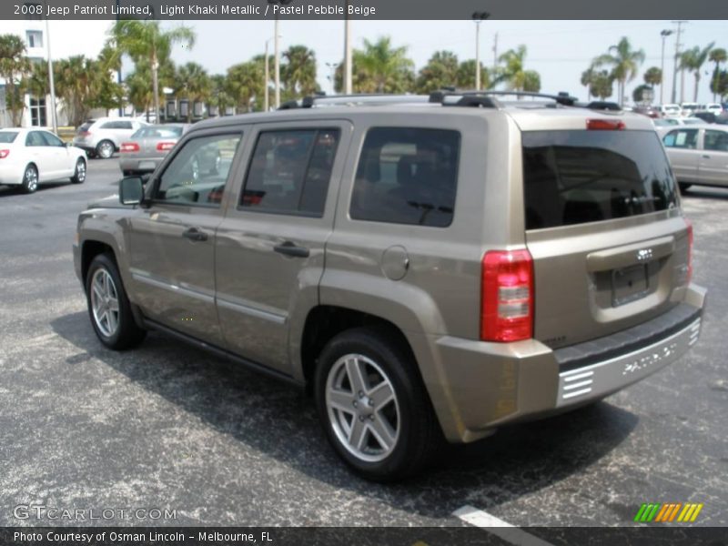 Light Khaki Metallic / Pastel Pebble Beige 2008 Jeep Patriot Limited