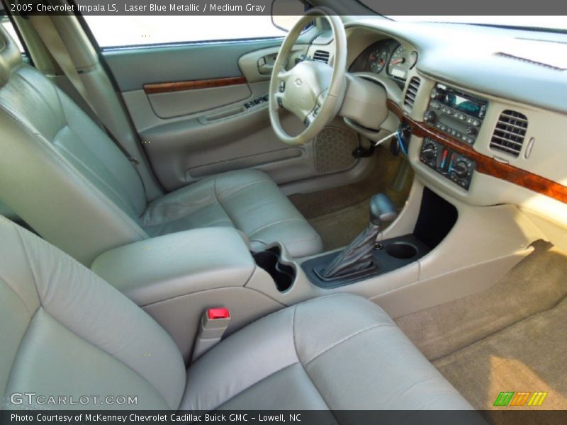 Laser Blue Metallic / Medium Gray 2005 Chevrolet Impala LS