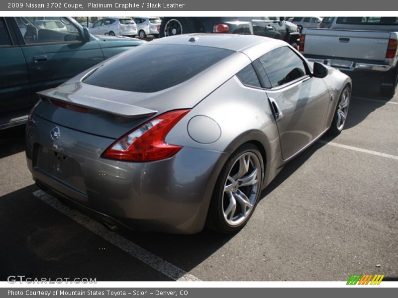 Platinum Graphite / Black Leather 2009 Nissan 370Z Coupe