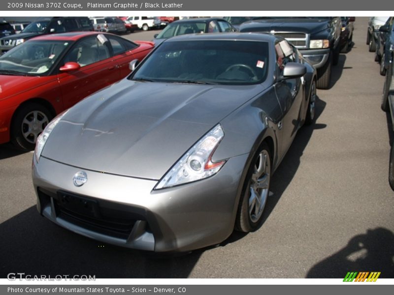 Platinum Graphite / Black Leather 2009 Nissan 370Z Coupe