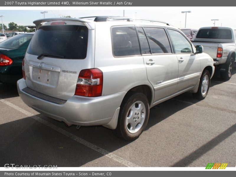 Millenium Silver Metallic / Ash Gray 2007 Toyota Highlander Limited 4WD