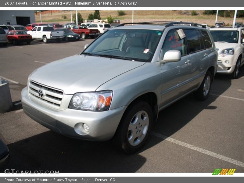 Millenium Silver Metallic / Ash Gray 2007 Toyota Highlander Limited 4WD