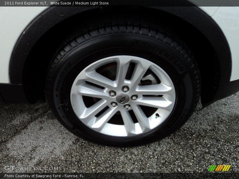 White Suede / Medium Light Stone 2011 Ford Explorer XLT