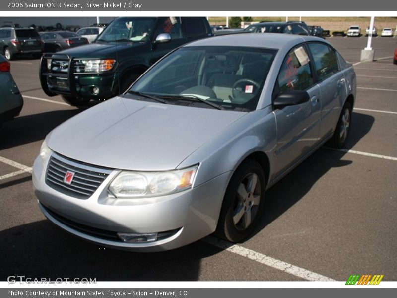 Silver Nickel / Gray 2006 Saturn ION 3 Sedan