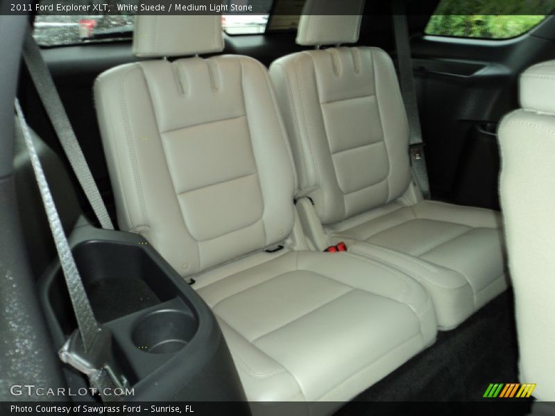 White Suede / Medium Light Stone 2011 Ford Explorer XLT