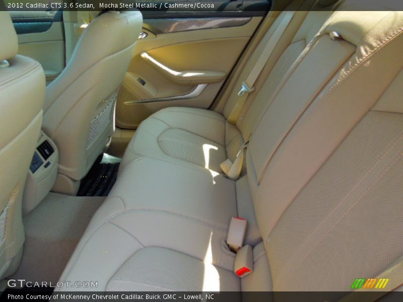 Rear Seat of 2012 CTS 3.6 Sedan