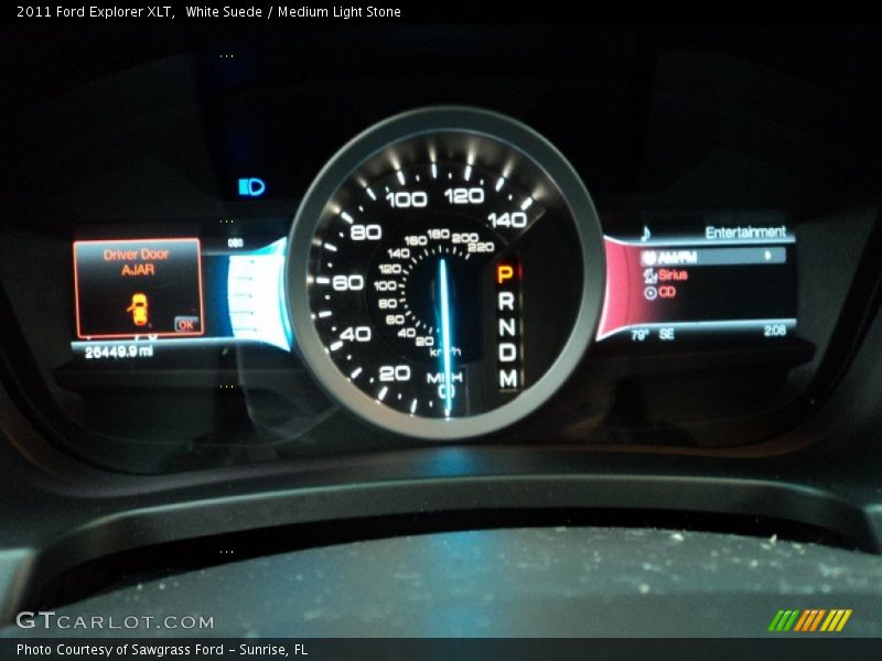White Suede / Medium Light Stone 2011 Ford Explorer XLT