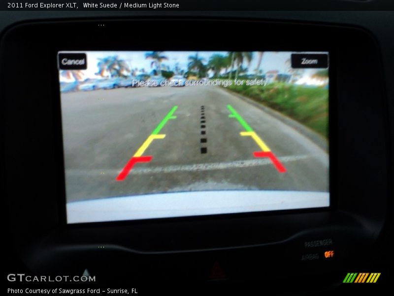 White Suede / Medium Light Stone 2011 Ford Explorer XLT