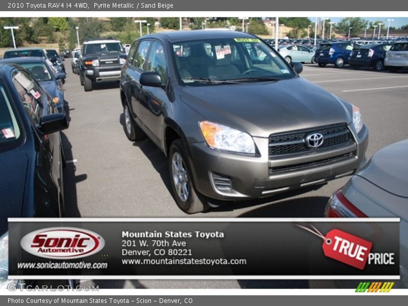 Pyrite Metallic / Sand Beige 2010 Toyota RAV4 I4 4WD