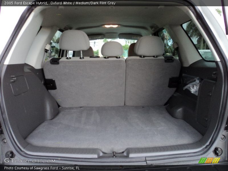 Oxford White / Medium/Dark Flint Grey 2005 Ford Escape Hybrid