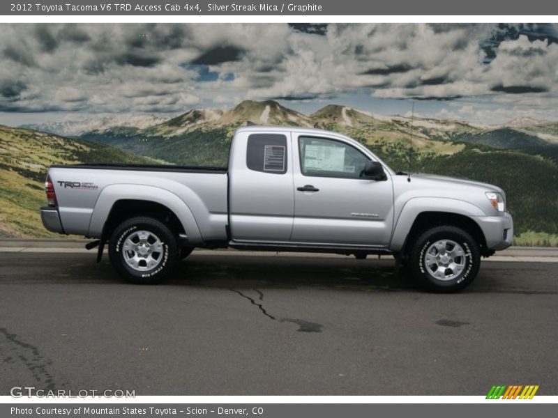 Silver Streak Mica / Graphite 2012 Toyota Tacoma V6 TRD Access Cab 4x4