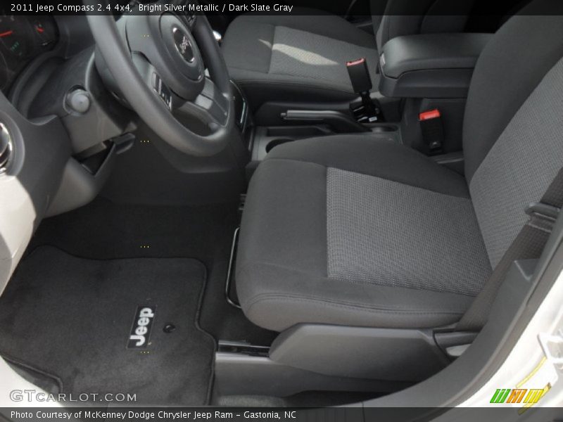 Bright Silver Metallic / Dark Slate Gray 2011 Jeep Compass 2.4 4x4