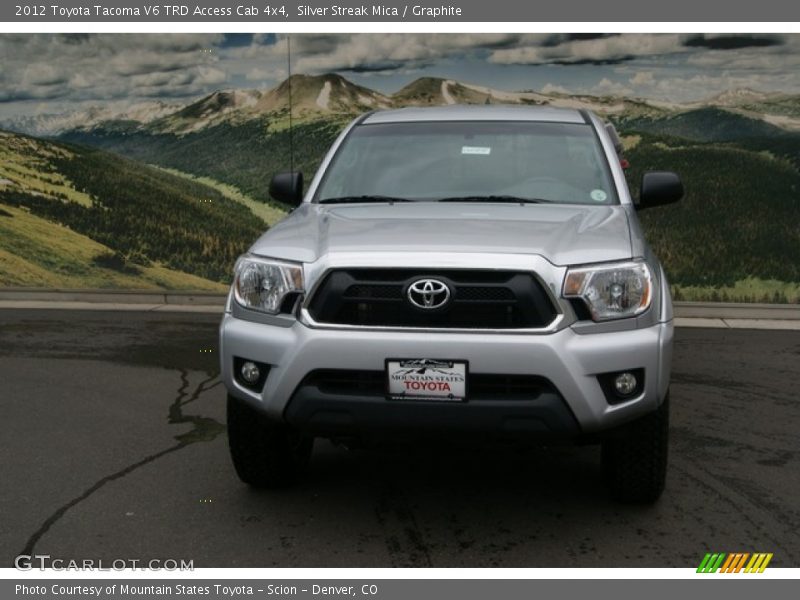 Silver Streak Mica / Graphite 2012 Toyota Tacoma V6 TRD Access Cab 4x4