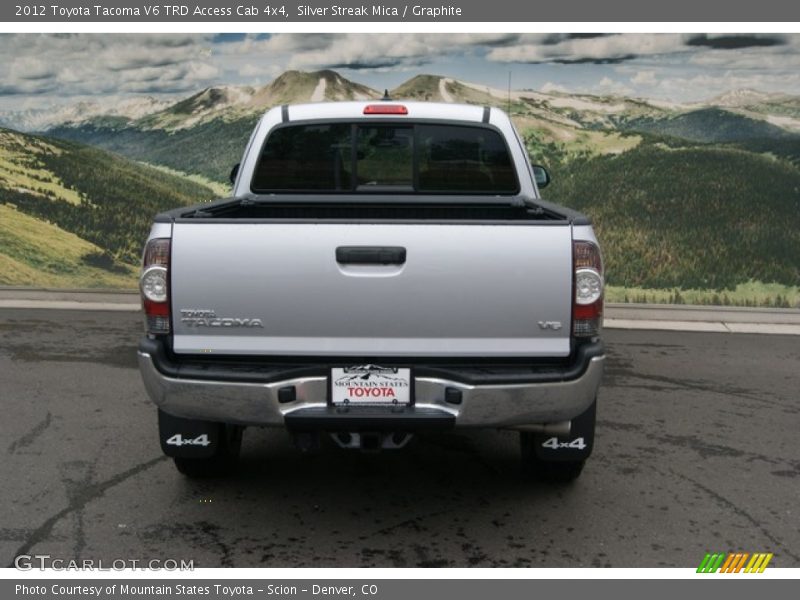 Silver Streak Mica / Graphite 2012 Toyota Tacoma V6 TRD Access Cab 4x4
