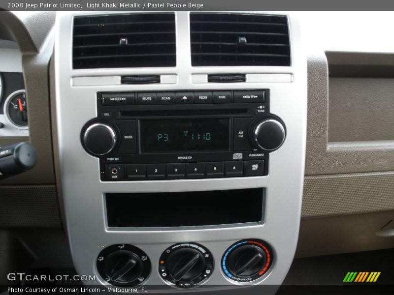 Light Khaki Metallic / Pastel Pebble Beige 2008 Jeep Patriot Limited