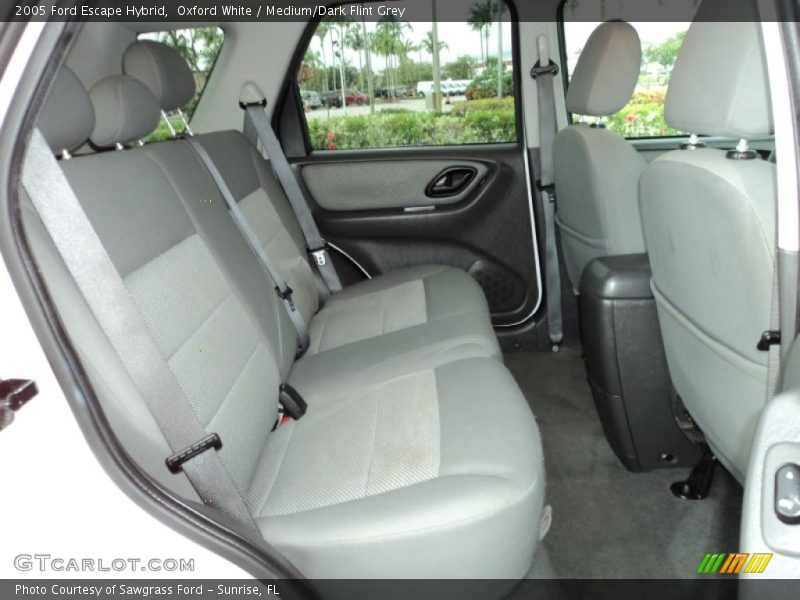 Oxford White / Medium/Dark Flint Grey 2005 Ford Escape Hybrid