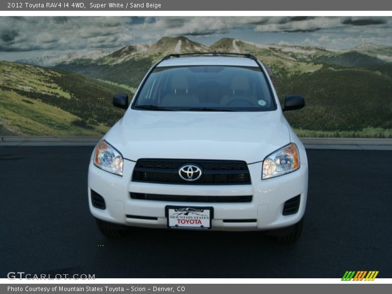 Super White / Sand Beige 2012 Toyota RAV4 I4 4WD