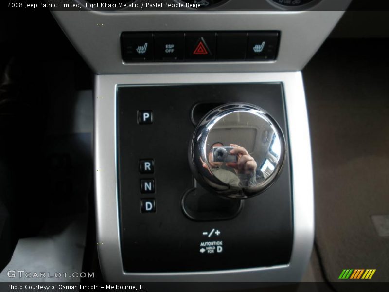 Light Khaki Metallic / Pastel Pebble Beige 2008 Jeep Patriot Limited