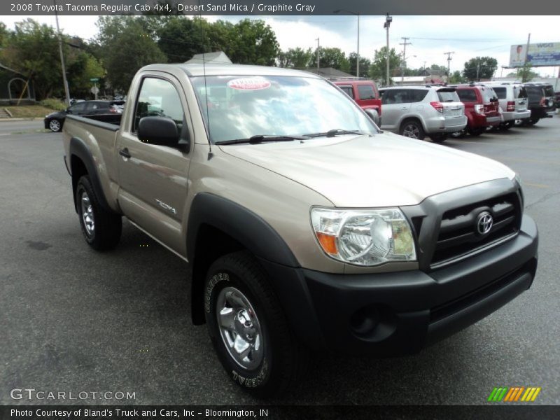 Desert Sand Mica / Graphite Gray 2008 Toyota Tacoma Regular Cab 4x4