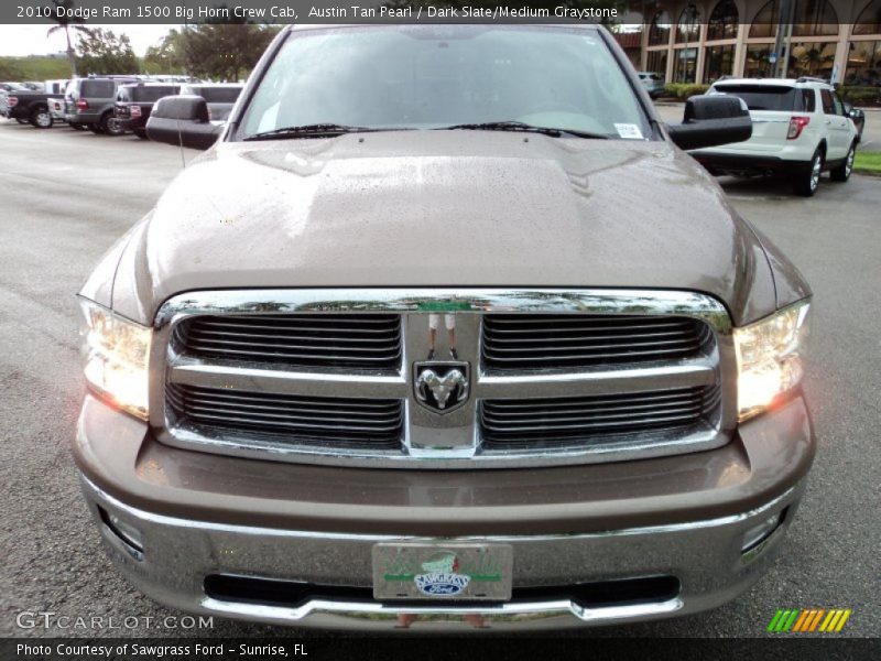 Austin Tan Pearl / Dark Slate/Medium Graystone 2010 Dodge Ram 1500 Big Horn Crew Cab