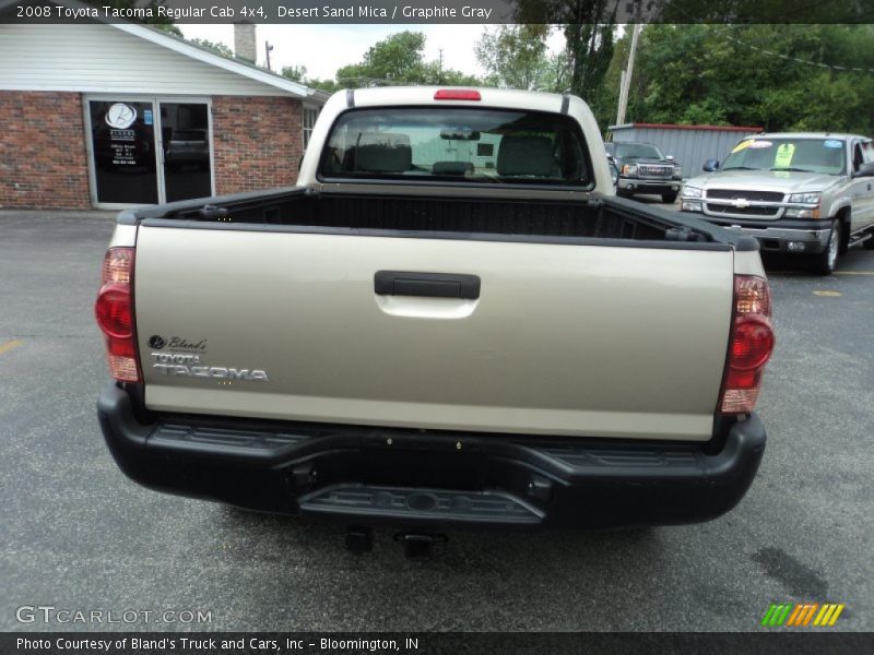 Desert Sand Mica / Graphite Gray 2008 Toyota Tacoma Regular Cab 4x4