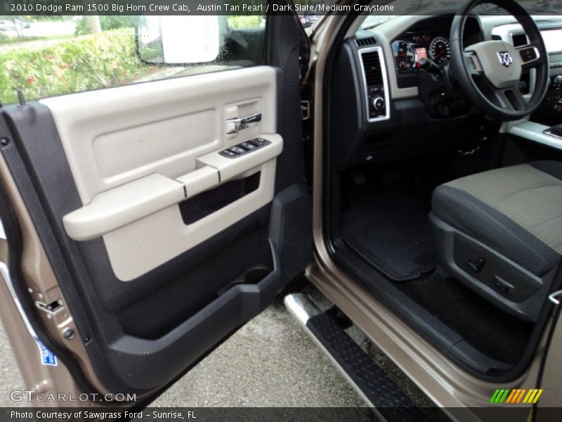 Austin Tan Pearl / Dark Slate/Medium Graystone 2010 Dodge Ram 1500 Big Horn Crew Cab