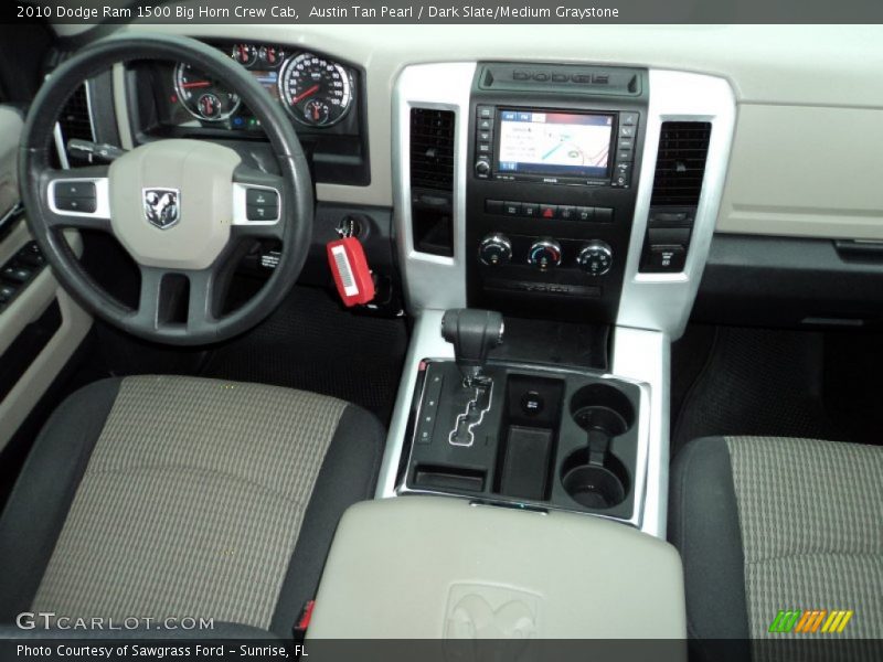 Austin Tan Pearl / Dark Slate/Medium Graystone 2010 Dodge Ram 1500 Big Horn Crew Cab
