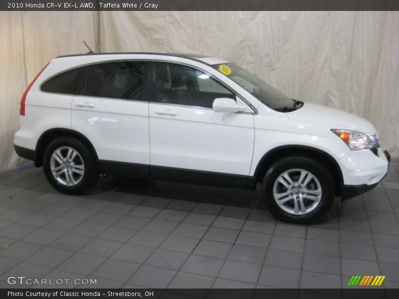 Taffeta White / Gray 2010 Honda CR-V EX-L AWD