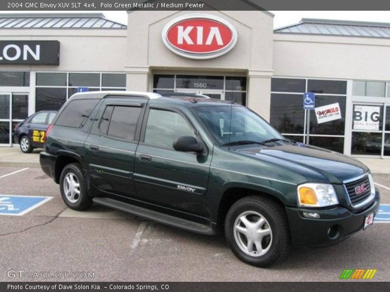 Polo Green Metallic / Medium Pewter 2004 GMC Envoy XUV SLT 4x4
