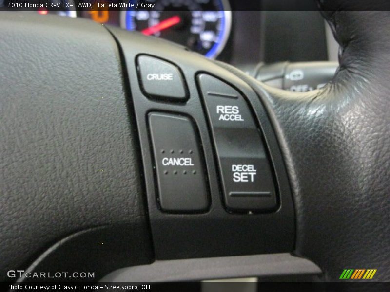 Taffeta White / Gray 2010 Honda CR-V EX-L AWD