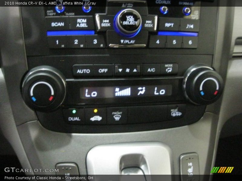 Taffeta White / Gray 2010 Honda CR-V EX-L AWD