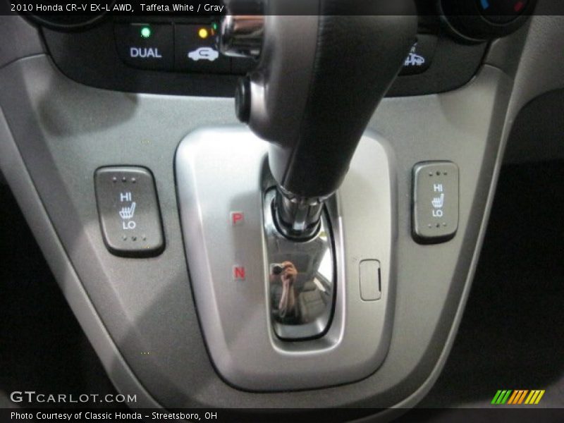 Taffeta White / Gray 2010 Honda CR-V EX-L AWD