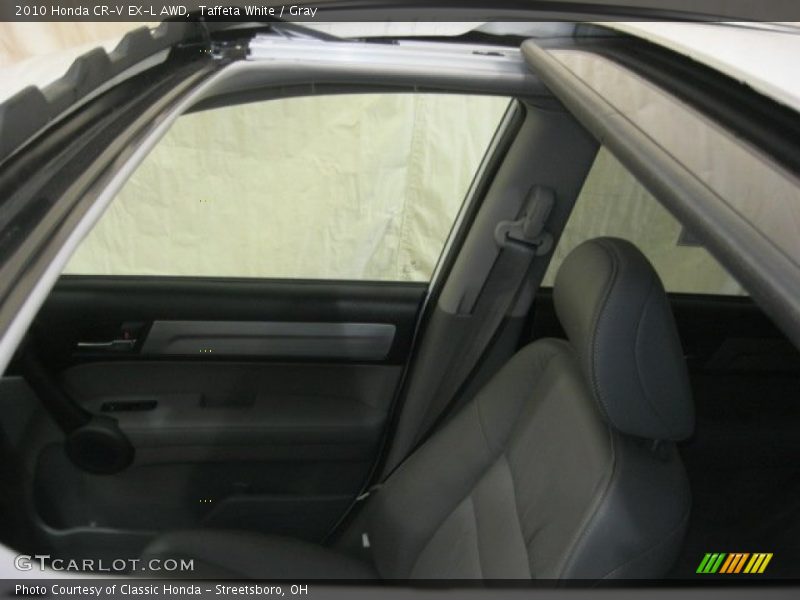 Taffeta White / Gray 2010 Honda CR-V EX-L AWD