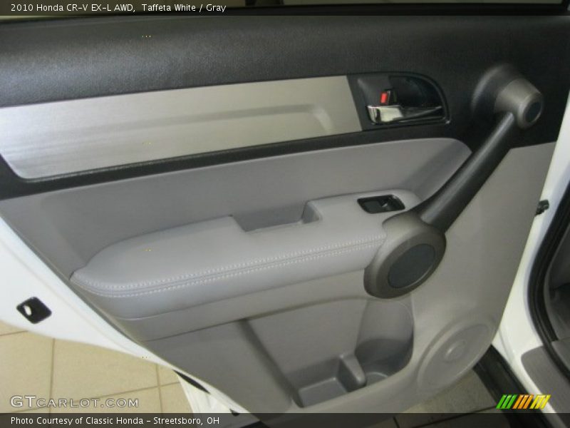 Taffeta White / Gray 2010 Honda CR-V EX-L AWD