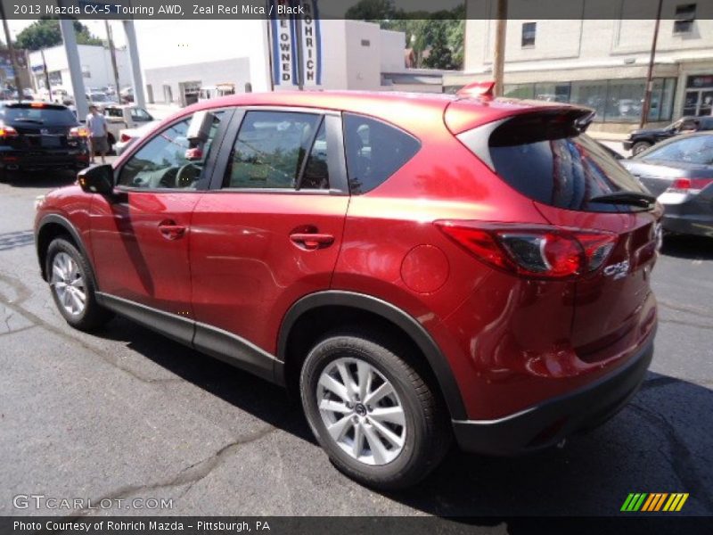 Zeal Red Mica / Black 2013 Mazda CX-5 Touring AWD