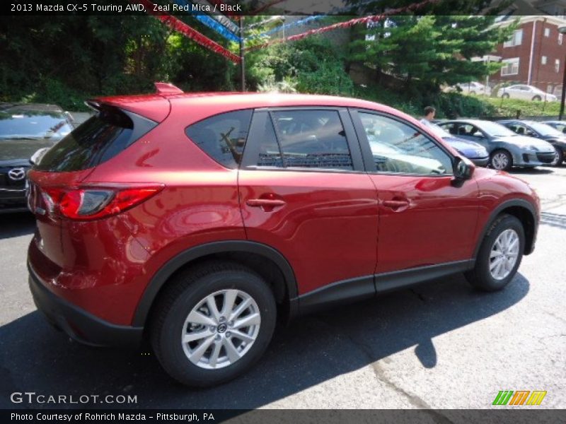 Zeal Red Mica / Black 2013 Mazda CX-5 Touring AWD