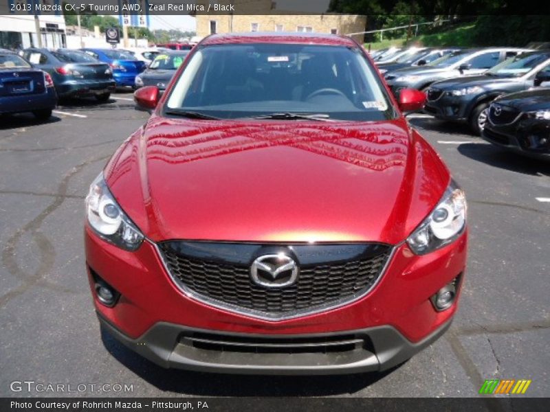 Zeal Red Mica / Black 2013 Mazda CX-5 Touring AWD