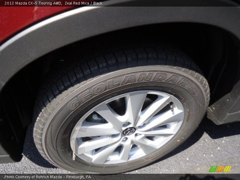 Zeal Red Mica / Black 2013 Mazda CX-5 Touring AWD