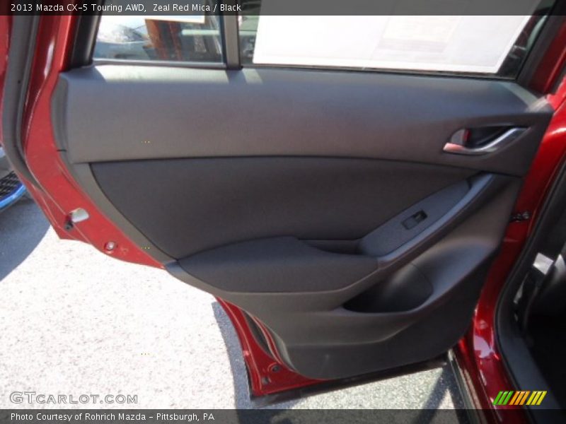 Zeal Red Mica / Black 2013 Mazda CX-5 Touring AWD