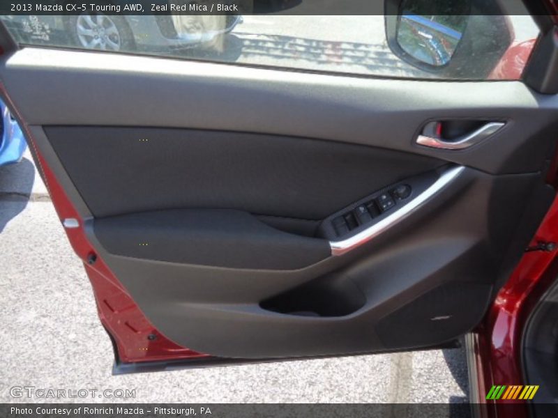 Zeal Red Mica / Black 2013 Mazda CX-5 Touring AWD