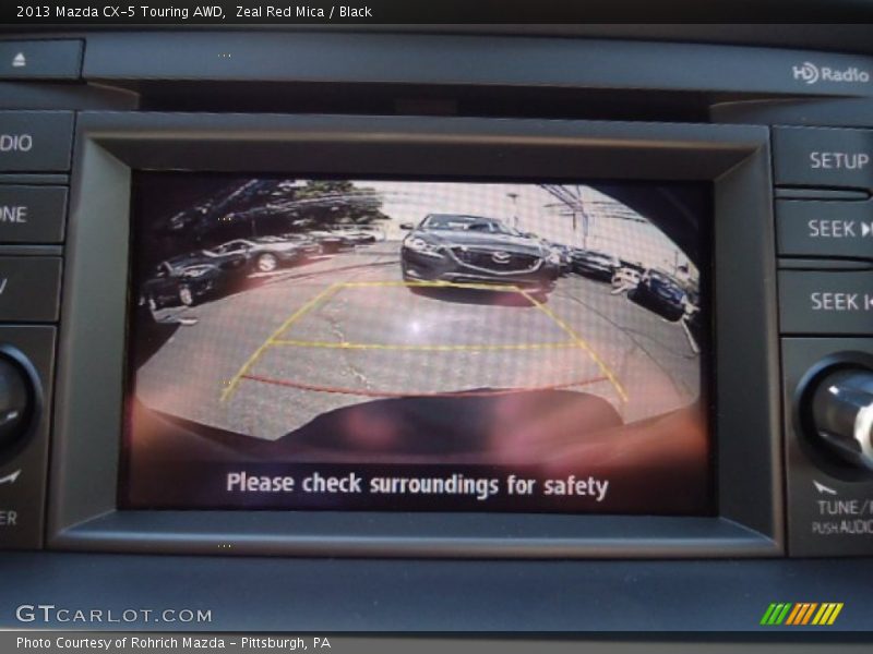 Zeal Red Mica / Black 2013 Mazda CX-5 Touring AWD