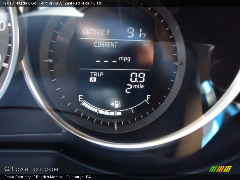 Zeal Red Mica / Black 2013 Mazda CX-5 Touring AWD