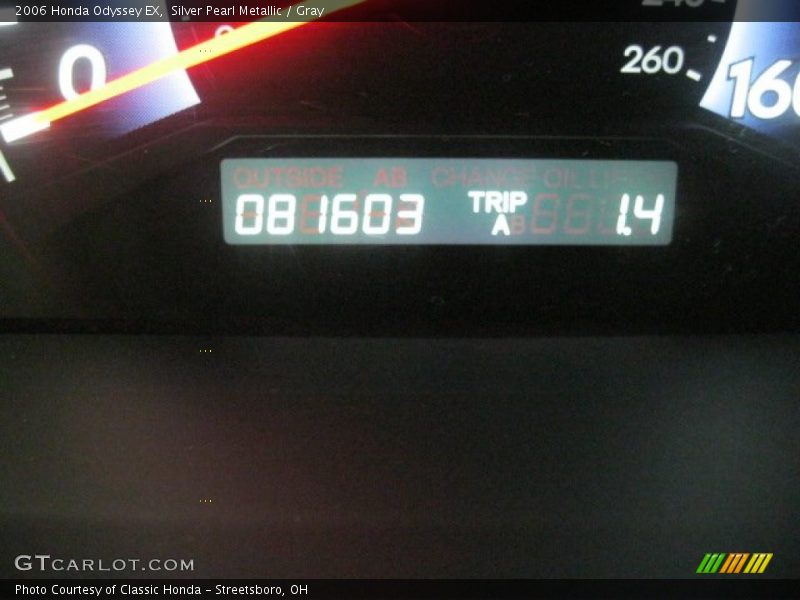 Silver Pearl Metallic / Gray 2006 Honda Odyssey EX