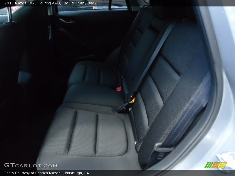 Liquid Silver / Black 2013 Mazda CX-5 Touring AWD